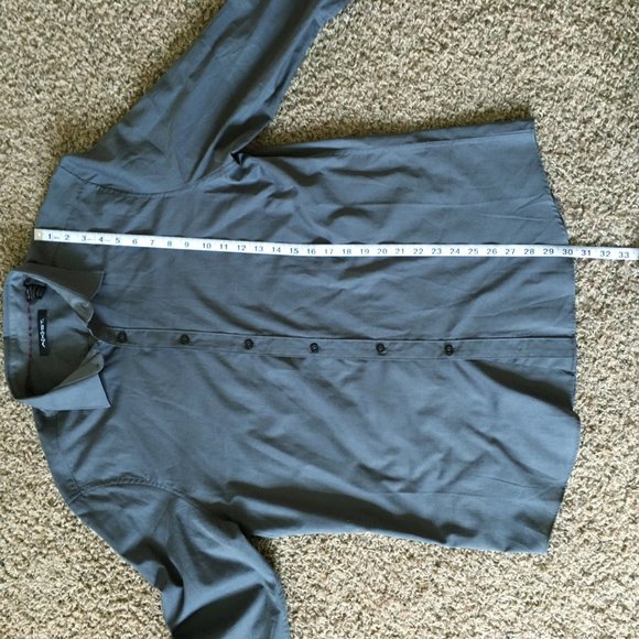 A(x)ist Gray Dot Long Sleeve XL Button Men’s Top - Picture 12 of 12